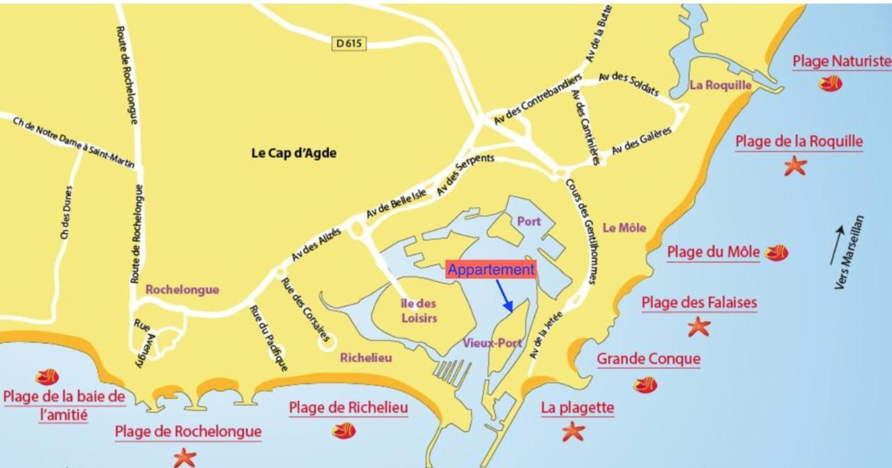 آجد La Brigantine 607, T2 Vue Mer, Piscine, Tennis المظهر الخارجي الصورة
